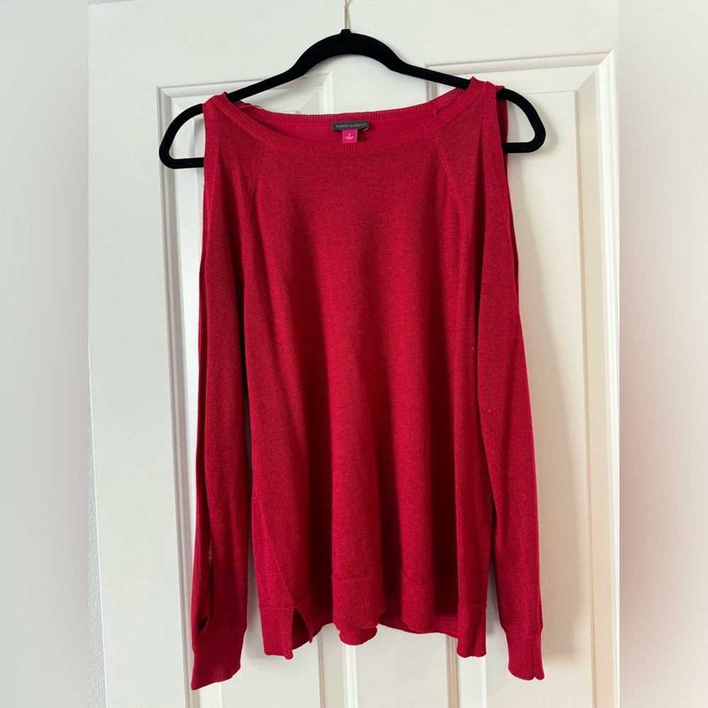 Vince Camuto Red Sweater